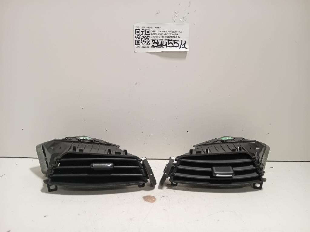KIT Griglie Condotto ARIA Cruscotto Centrale 2279258322792582 Opel Insignia A 2009
