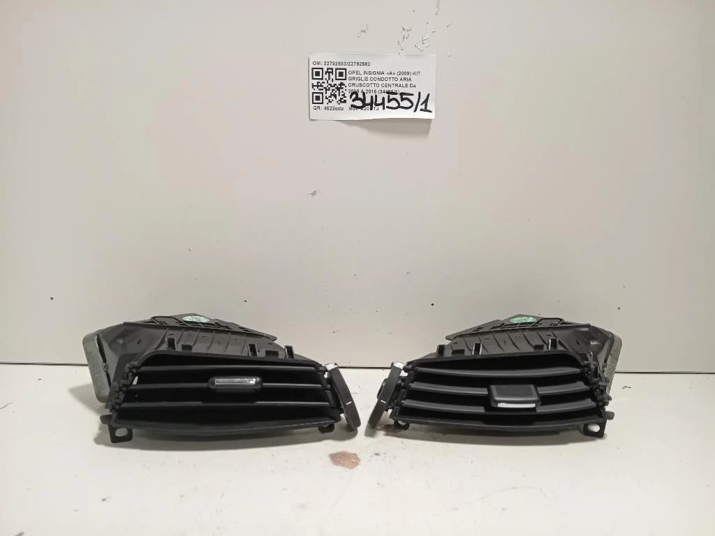 KIT Griglie Condotto ARIA Cruscotto Centrale 2279258322792582 Opel Insignia A 2009