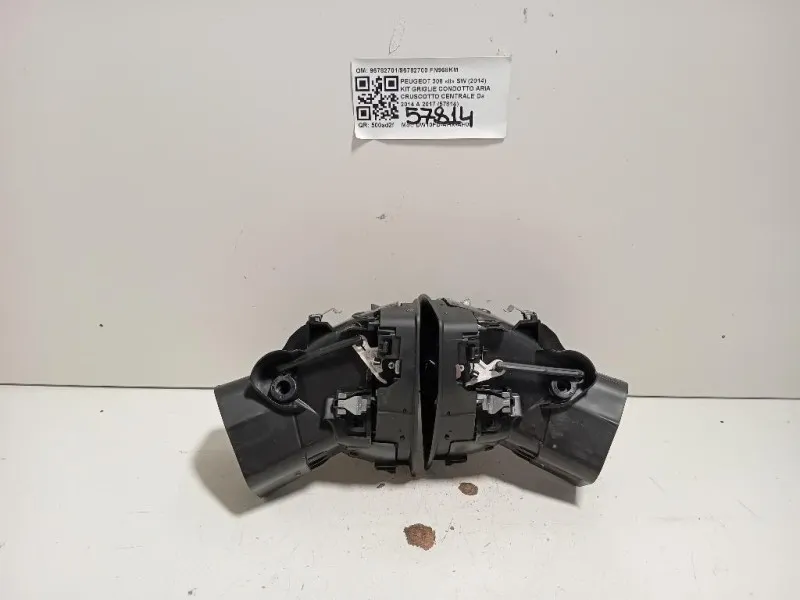 KIT Griglie Condotto ARIA Cruscotto Centrale 9678270196782700 Peugeot 308 II SW 2014