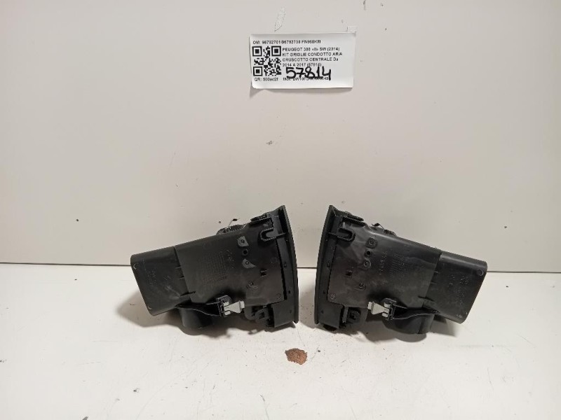 KIT Griglie Condotto ARIA Cruscotto Centrale 9678270196782700 Peugeot 308 II SW 2014