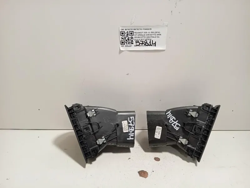 KIT Griglie Condotto ARIA Cruscotto Centrale 9678270196782700 Peugeot 308 II SW 2014