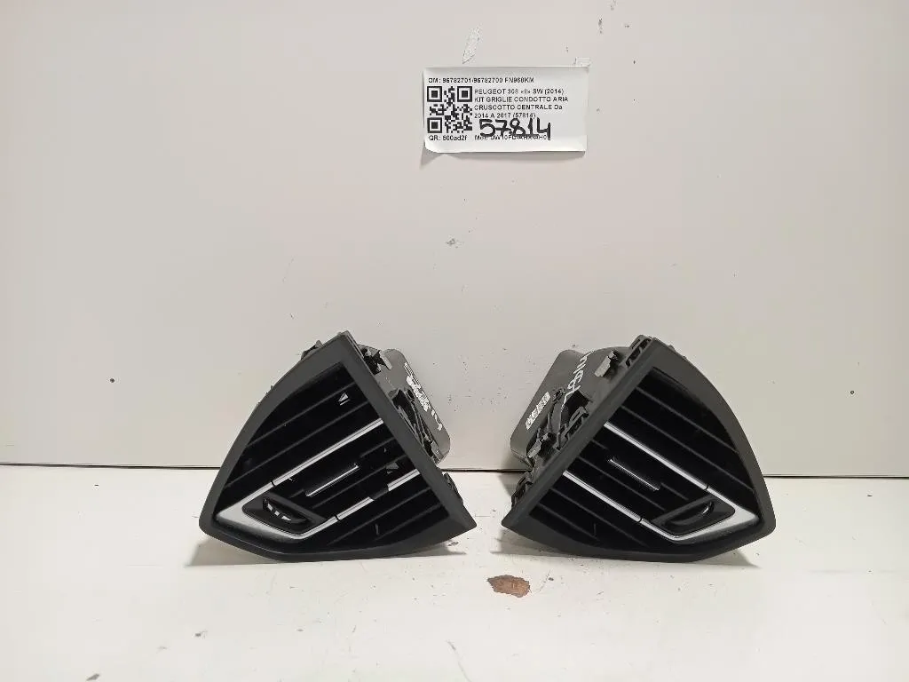 KIT Griglie Condotto ARIA Cruscotto Centrale 9678270196782700 Peugeot 308 II SW 2014