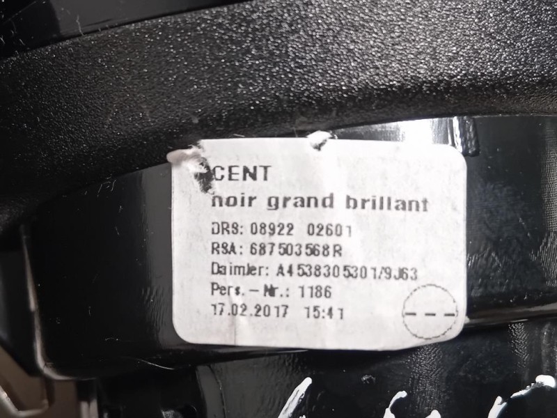 KIT Griglie Condotto ARIA Cruscotto Centrale 687503568R Smart Forfour 453 2015