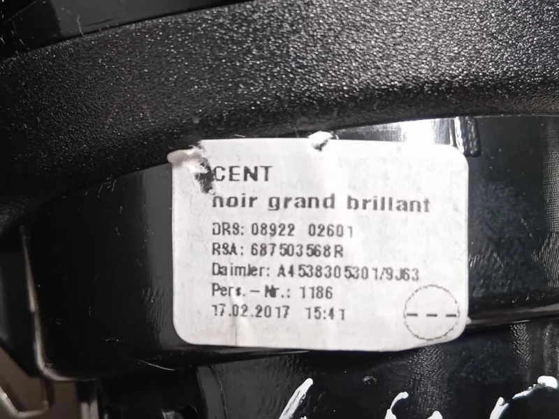 KIT Griglie Condotto ARIA Cruscotto Centrale 687503568R Smart Forfour 453 2015