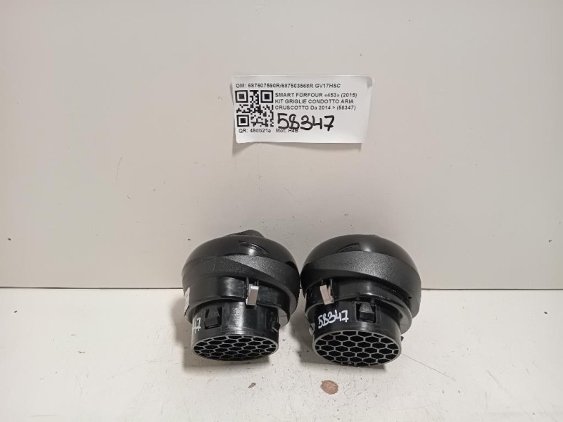 KIT Griglie Condotto ARIA Cruscotto Centrale 687503568R Smart Forfour 453 2015