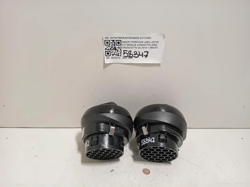KIT Griglie Condotto ARIA Cruscotto Centrale 687503568R Smart Forfour 453 2015