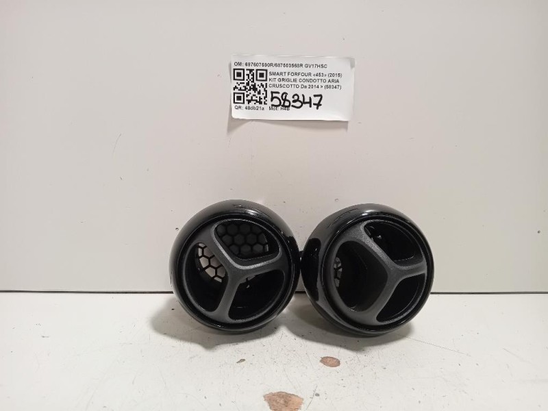 KIT Griglie Condotto ARIA Cruscotto Centrale 687503568R Smart Forfour 453 2015