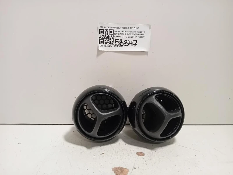 KIT Griglie Condotto ARIA Cruscotto Centrale 687503568R Smart Forfour 453 2015
