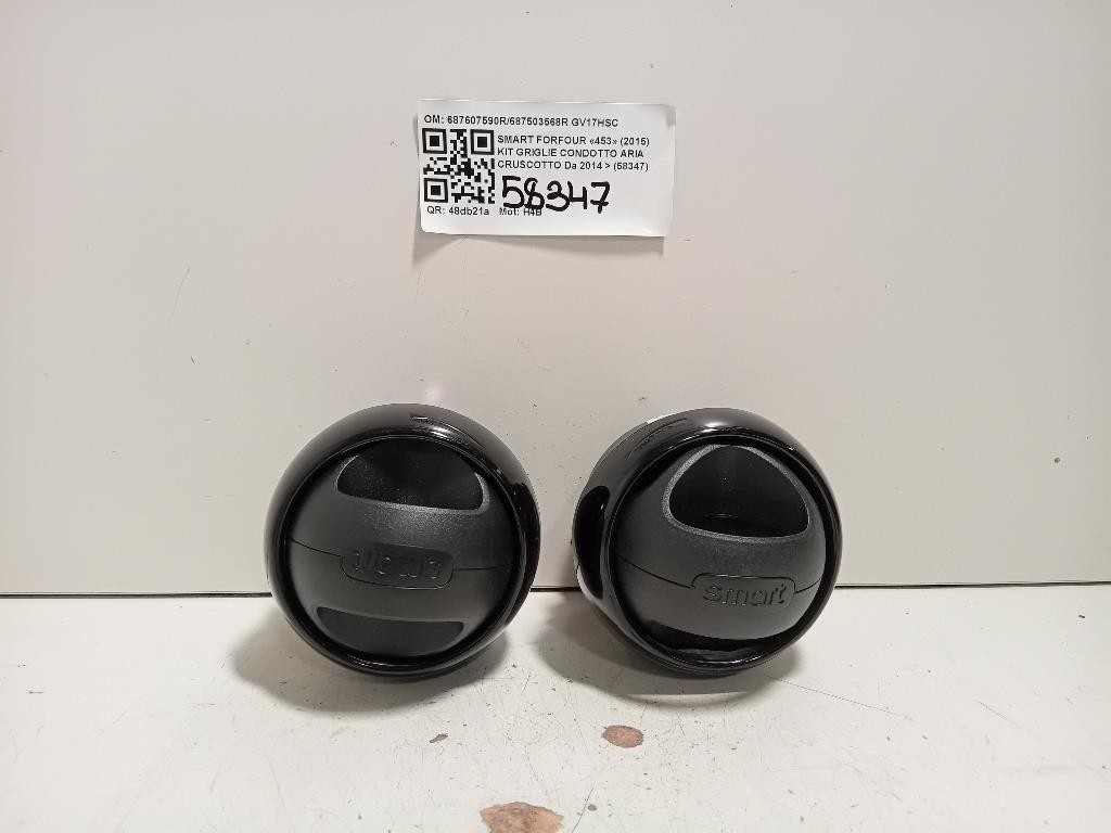 KIT Griglie Condotto ARIA Cruscotto Centrale 687503568R Smart Forfour 453 2015
