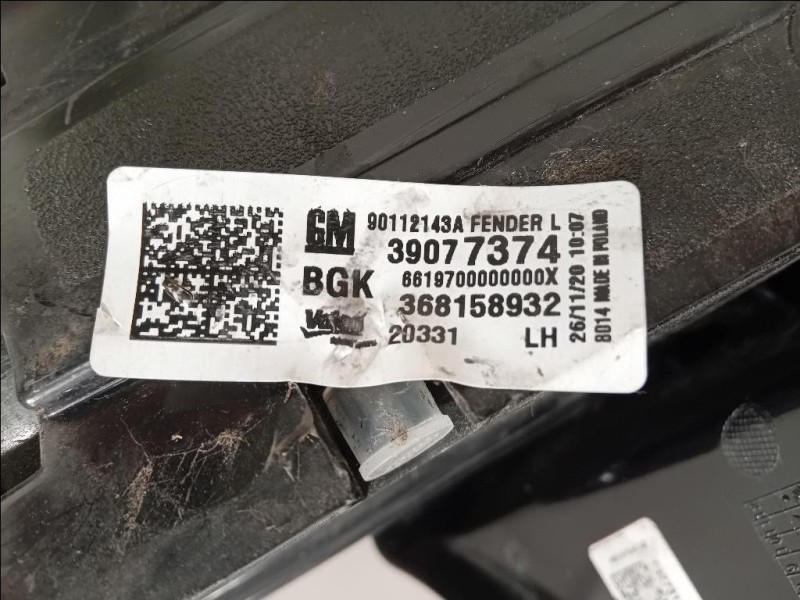 Fanale POST DX 39077374 Opel Astra K 2016