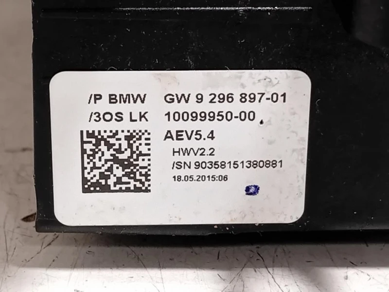 LEVA Cambio Automatico 9296897 Bmw Serie 3 F30 Berlina 2012