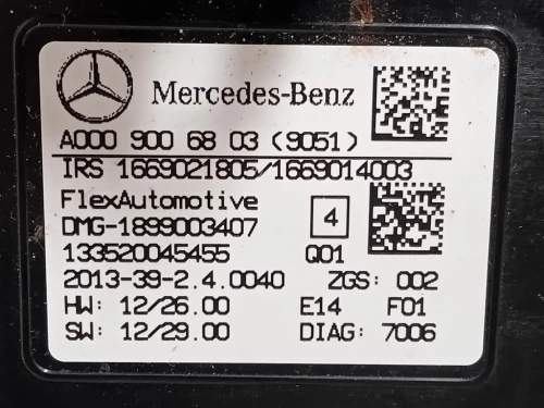 LUCE DI Cortesia Abitacolo A0009006803 Mercedes Classe A W176 2013