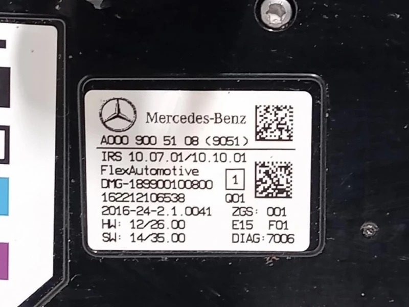 LUCE DI Cortesia Abitacolo A0009005108 Mercedes Classe A W176 2015
