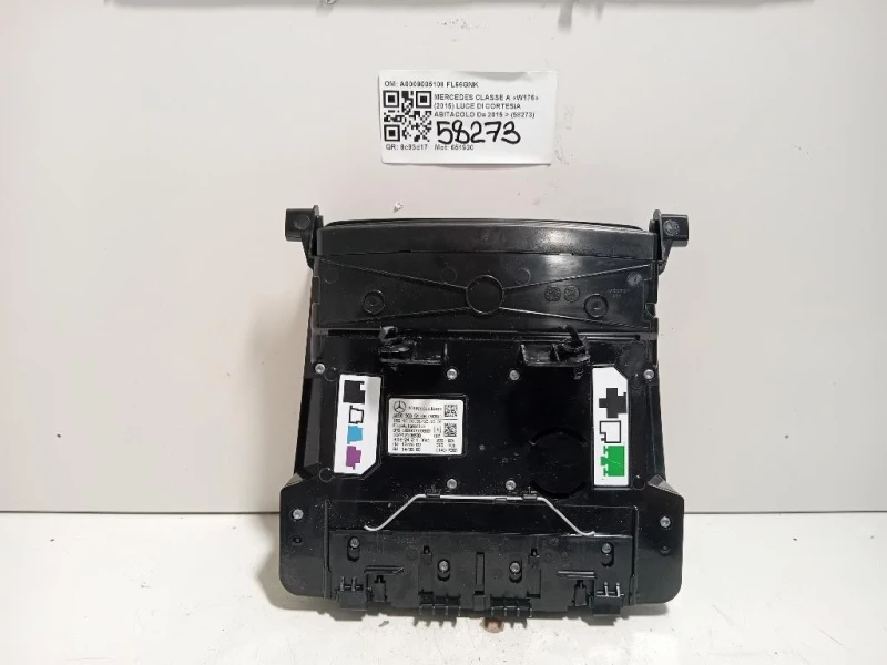 LUCE DI Cortesia Abitacolo A0009005108 Mercedes Classe A W176 2015