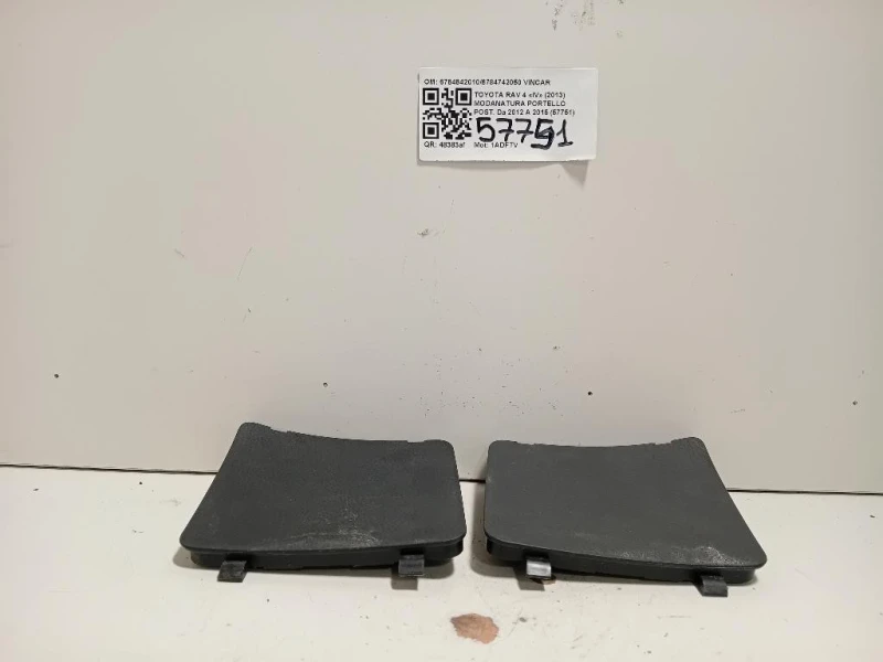 Modanatura Portello POST 67848420106784742050 Toyota RAV 4 IV 2013