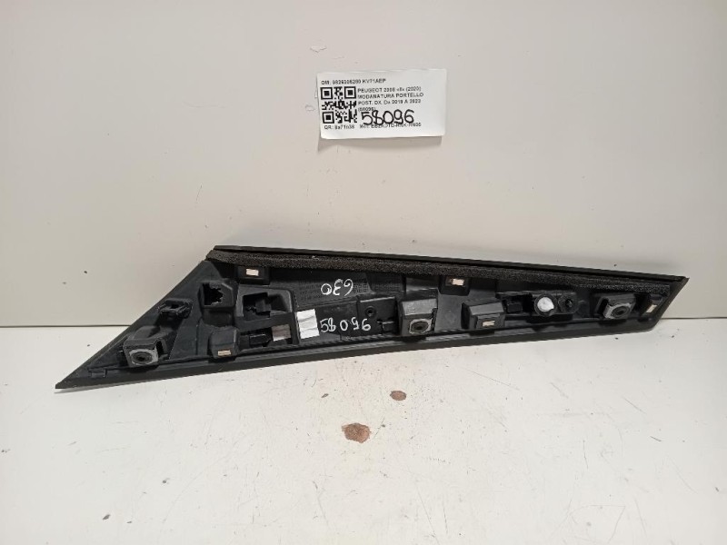 Modanatura Portello POST DX 9826305280 Peugeot 2008 II 2020