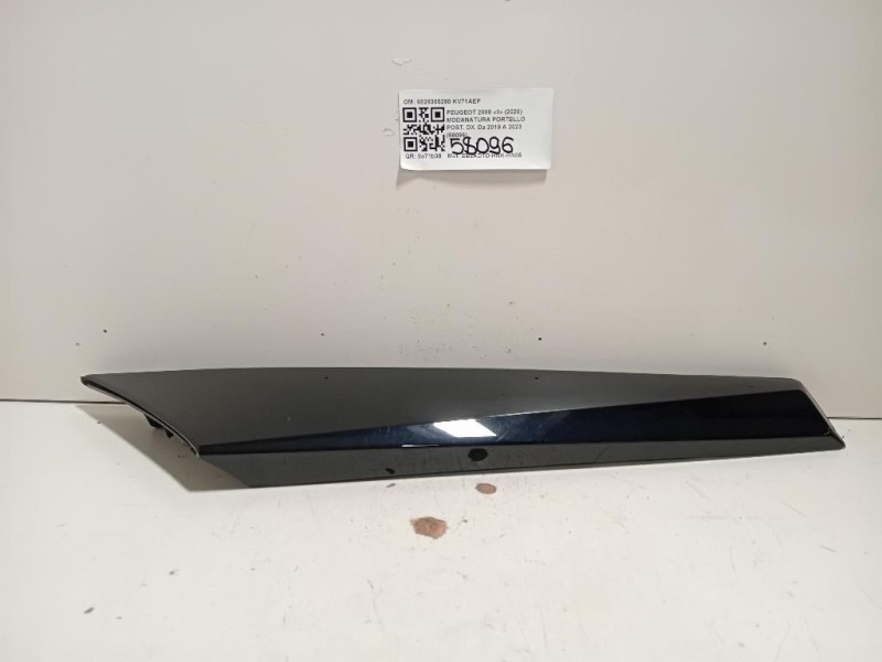 Modanatura Portello POST DX 9826305280 Peugeot 2008 II 2020