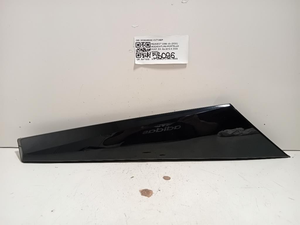 Modanatura Portello POST DX 9826305280 Peugeot 2008 II 2020