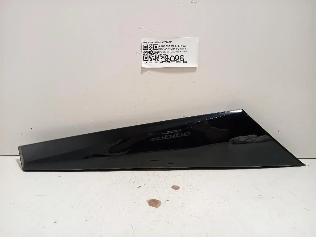 Modanatura Portello POST DX 9826305280 Peugeot 2008 II 2020