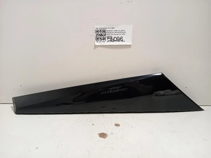 Modanatura Portello POST DX 9826305280 Peugeot 2008 II 2020