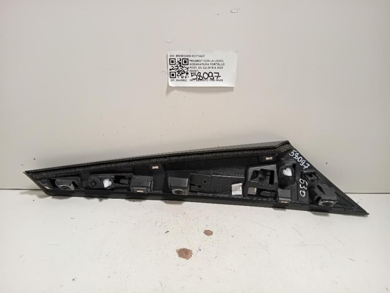 Modanatura Portello POST SX 9825829680 Peugeot 2008 II 2020
