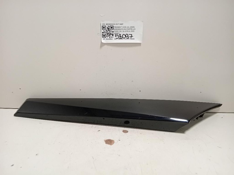 Modanatura Portello POST SX 9825829680 Peugeot 2008 II 2020