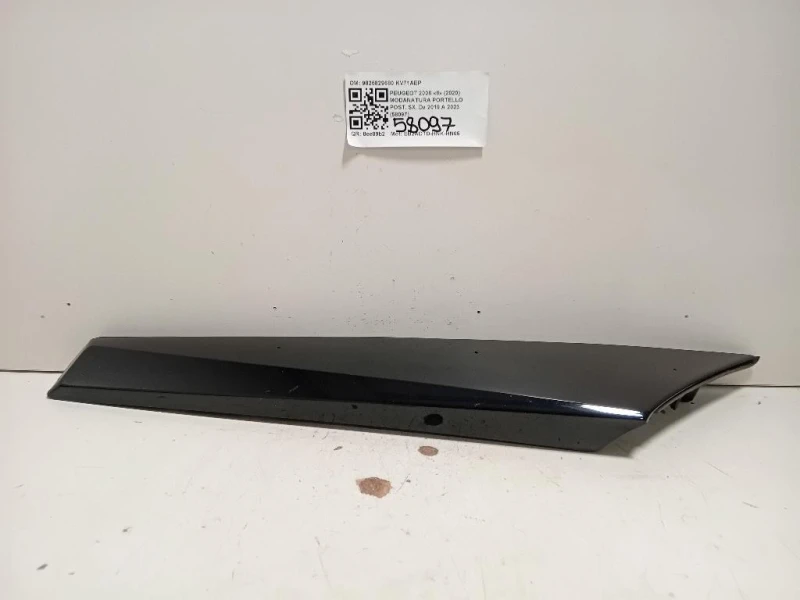 Modanatura Portello POST SX 9825829680 Peugeot 2008 II 2020
