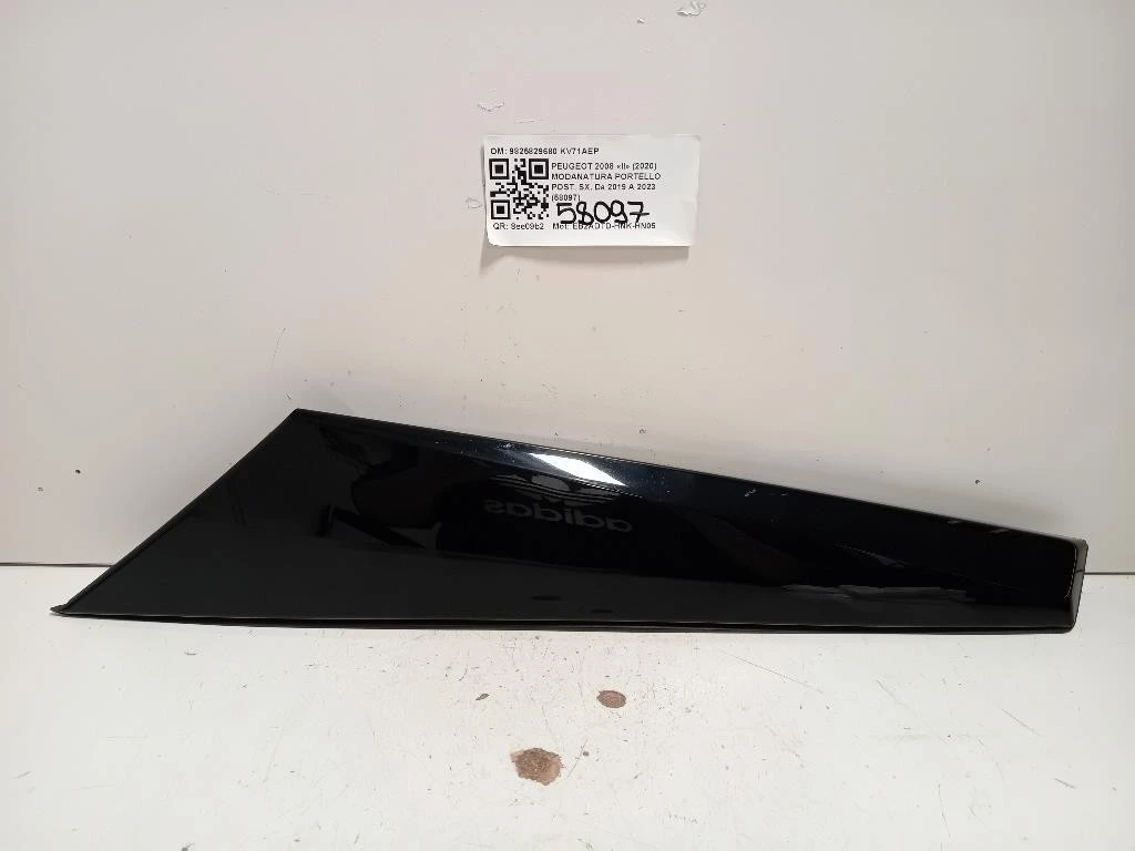Modanatura Portello POST SX 9825829680 Peugeot 2008 II 2020