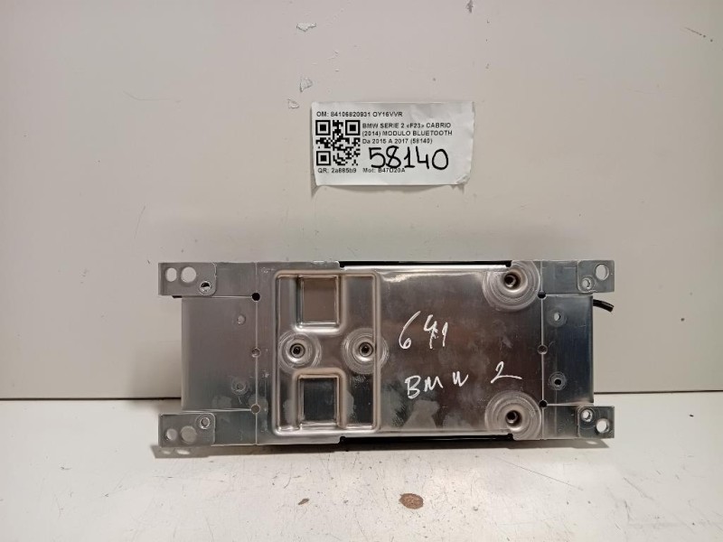 Modulo Bluetooth 84106820931 Bmw Serie 2 F23 Cabrio 2014
