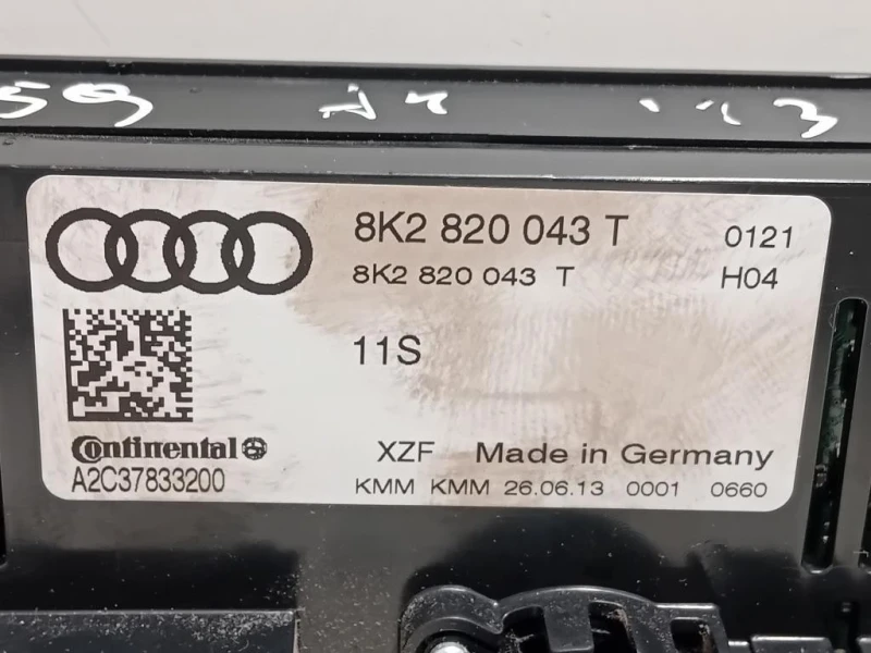 Modulo Comando Riscaldamento Clima 8K2820043T Audi A4 8K5 Avant 2012