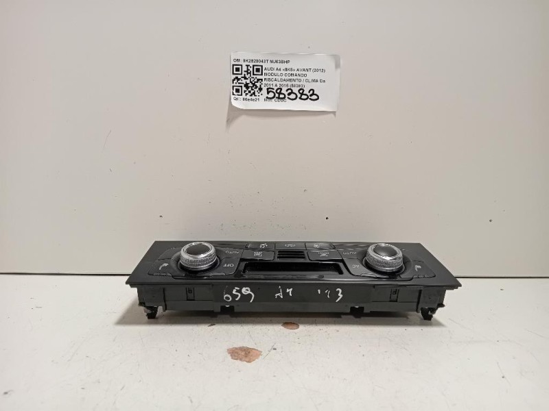 Modulo Comando Riscaldamento Clima 8K2820043T Audi A4 8K5 Avant 2012