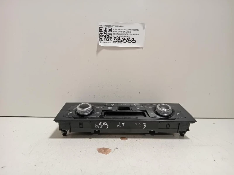 Modulo Comando Riscaldamento Clima 8K2820043T Audi A4 8K5 Avant 2012
