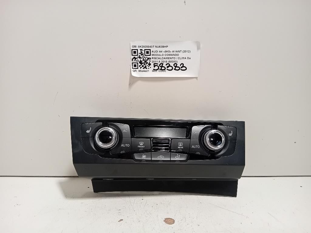Modulo Comando Riscaldamento Clima 8K2820043T Audi A4 8K5 Avant 2012