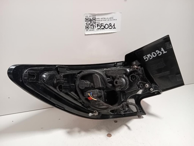 Fanale POST DX 39015944 Opel Astra K 2016