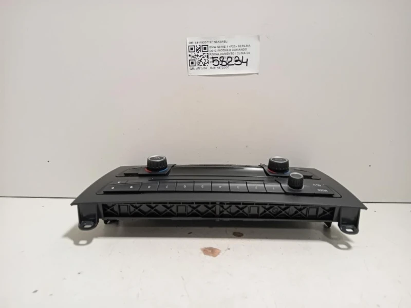 Modulo Comando Riscaldamento Clima 64119207197 Bmw Serie 1 F20 Berlina 2012