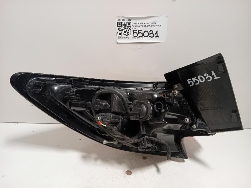 Fanale POST DX 39015944 Opel Astra K 2016