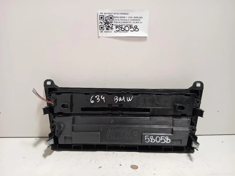 Modulo Comando Riscaldamento Clima 6411920719702 Bmw Serie 1 F20 Berlina 2012