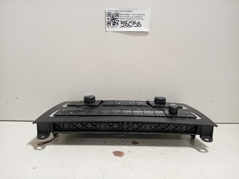 Modulo Comando Riscaldamento Clima 6411920719702 Bmw Serie 1 F20 Berlina 2012