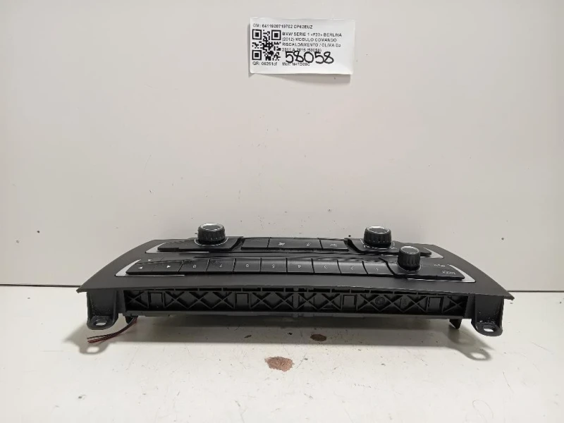 Modulo Comando Riscaldamento Clima 6411920719702 Bmw Serie 1 F20 Berlina 2012