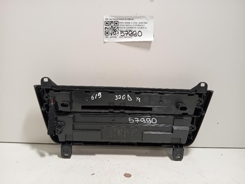 Modulo Comando Riscaldamento Clima 6411922678404 Bmw Serie 3 F30 Berlina 2012