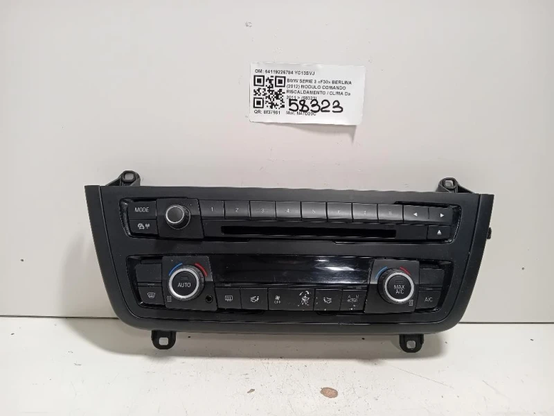 Modulo Comando Riscaldamento Clima 64119226784 Bmw Serie 3 F30 Berlina 2012
