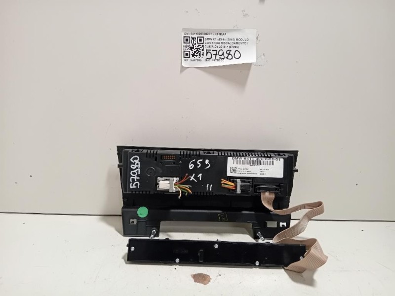 Modulo Comando Riscaldamento Clima 6411926330201 Bmw X1 E84 2010