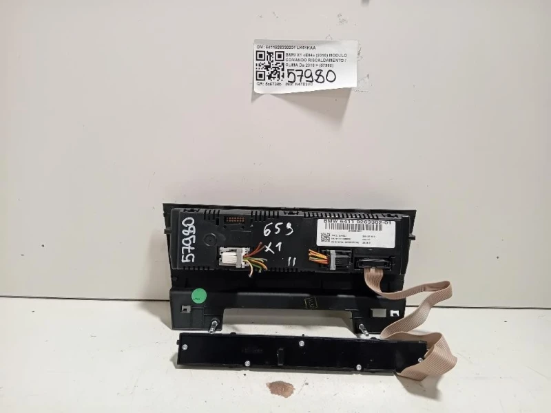 Modulo Comando Riscaldamento Clima 6411926330201 Bmw X1 E84 2010