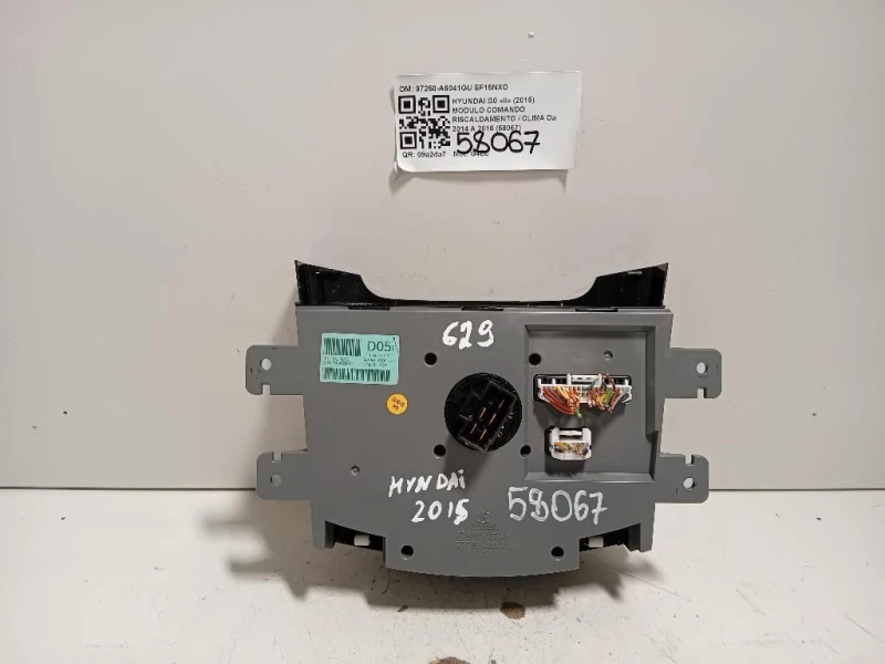 Modulo Comando Riscaldamento Clima 97250-A6041GU Hyundai I30 II 2015