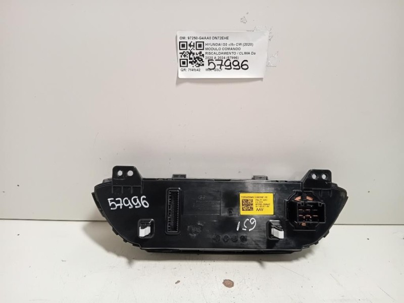 Modulo Comando Riscaldamento Clima 97250-G4AA0 Hyundai I30 III CW 2020