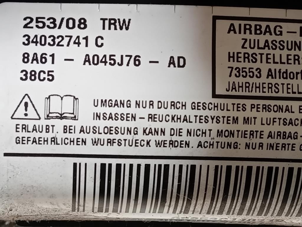 Air-bag Ginocchia DX 8A61-A045J76 Ford Fiesta VI 2008