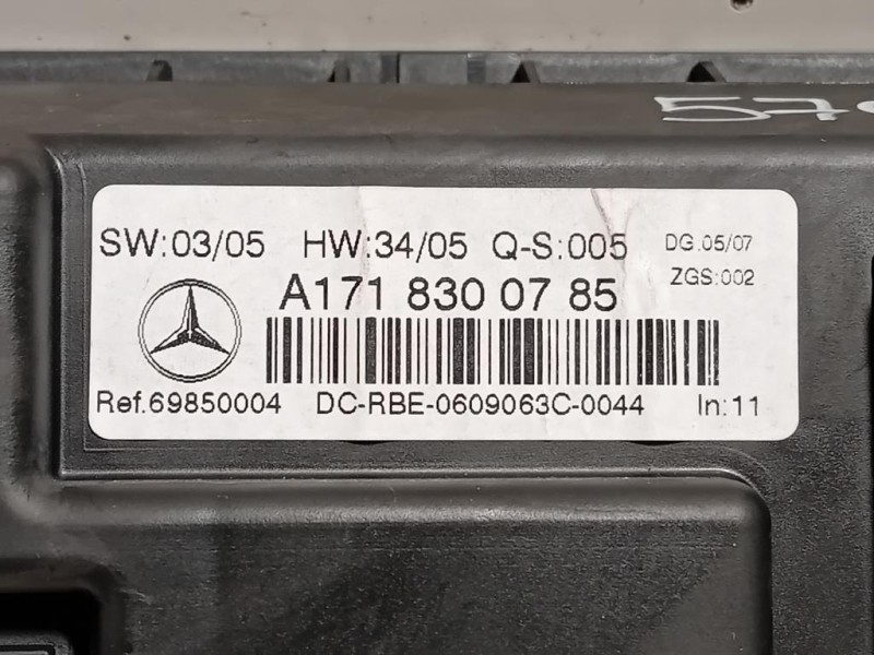 Modulo Comando Riscaldamento Clima A1718300785 Mercedes Classe SLK R171 2004