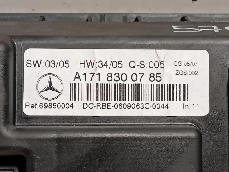 Modulo Comando Riscaldamento Clima A1718300785 Mercedes Classe SLK R171 2004