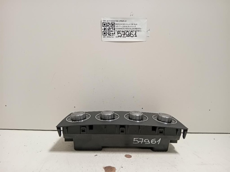 Modulo Comando Riscaldamento Clima A1718300785 Mercedes Classe SLK R171 2004