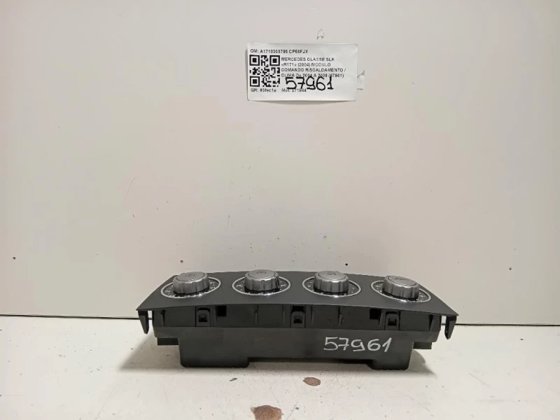 Modulo Comando Riscaldamento Clima A1718300785 Mercedes Classe SLK R171 2004